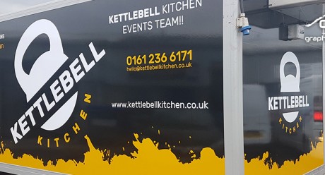 Kettlebell Kitchen design, signage and wrapping