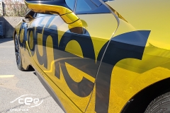 Classy gold chrome wrapping