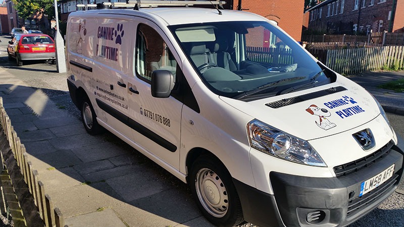 Canine Playtime van