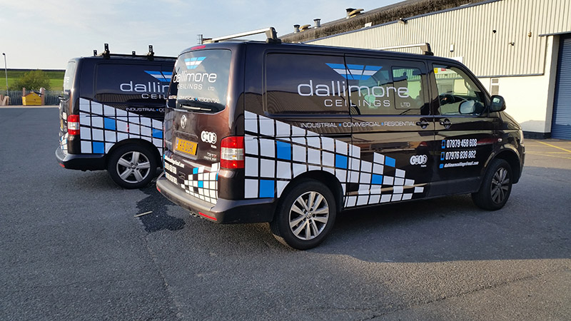 Dallimore Ceilings Vehicle Graphics | Cee Graphics