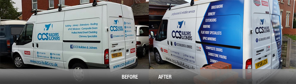 Before and After CCS van
