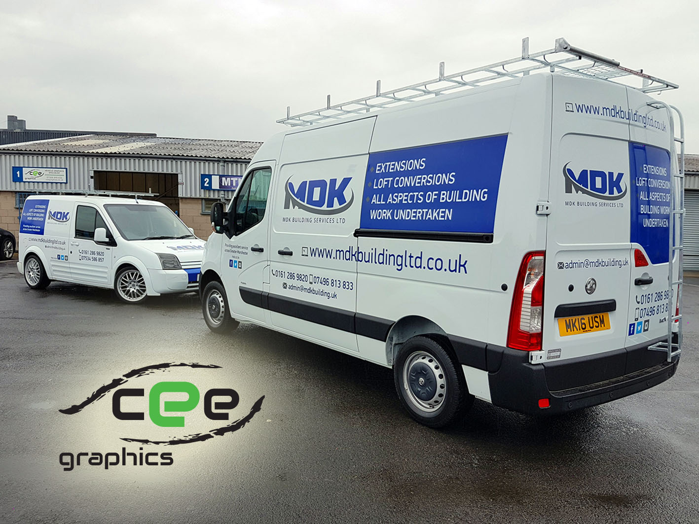 van signage manchester | Cee Graphics | Vehicle Signs Experts Manchester