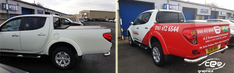 Vehicle wrapping Manchester - Pick-up wrapping