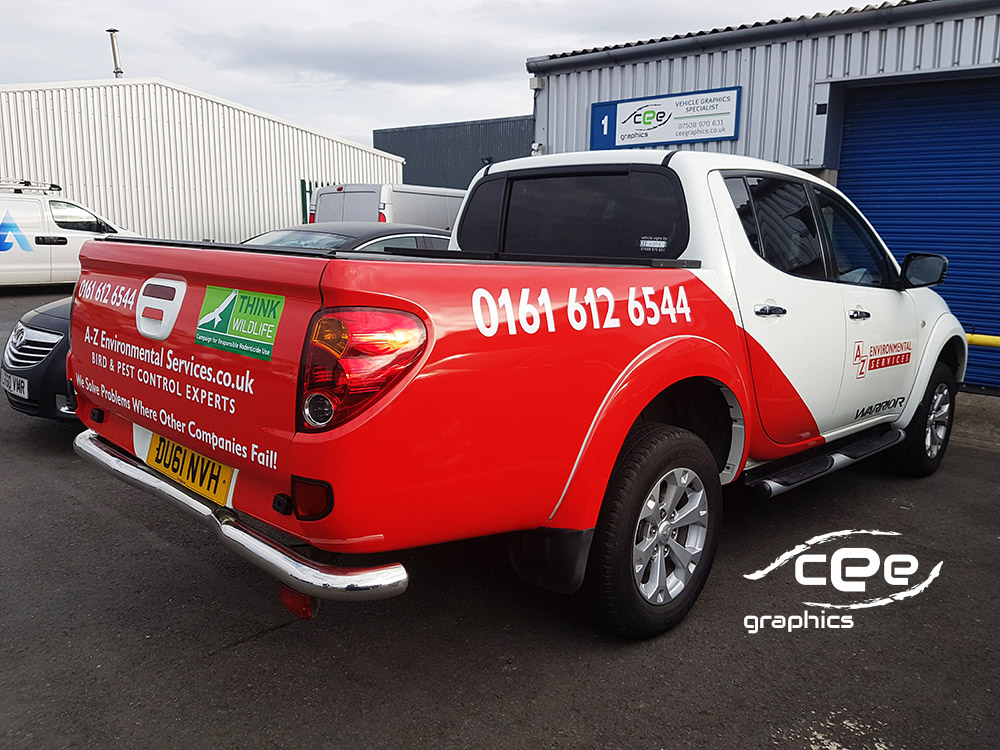 vehicle wrapping Manchester - Pick-up wrapping