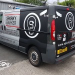 sparky barker van wrapping 3