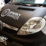 sparky barker van wrapping 5